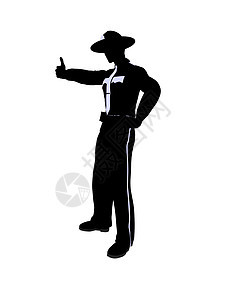 男警官 I 说明Silhouette徽章插图商业法律执法部门艺术巡逻员城市男人图片