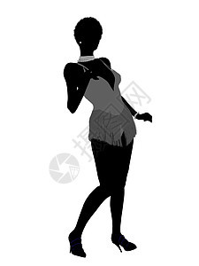 非裔美国女演唱会舞蹈蹄子排舞者剪影舞者歌女首席狂欢舞者踢踏舞者舞曲背景图片