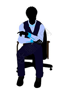 非裔美洲男性商业公司模拟周刊首席总局贵宾插图领带行政管理人员领导者指挥官经理图片