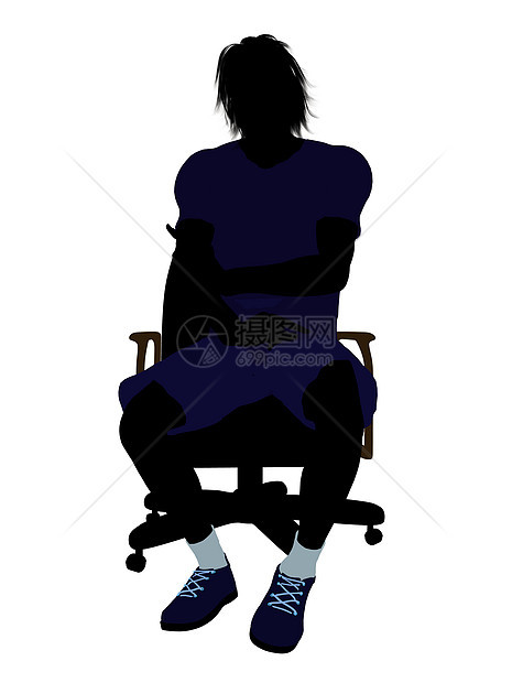 男性网球玩家坐在一张椅子上说明Silhouette剪影网球场插图游戏运动男人图片