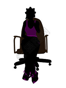 非裔美国人滑板机驾驶员坐在A座轮椅上运动滑板插图男生男人男性椅子剪影图片
