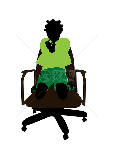 非裔美国人滑板机驾驶员坐在一张椅子上男人滑板男性插图运动剪影男生图片