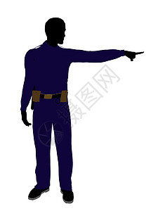 男警官 艺术 说明 静修剪影男人警察执法城市部门男性徽章巡逻员法律图片