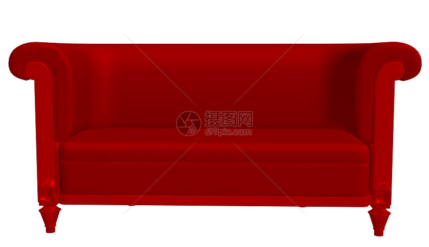 红包玫瑰色长椅双人椅子板栗红衣红宝石休息室主教黄褐色图片