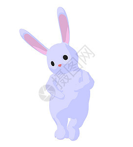 白兔兔子艺术说明卡通片宝宝艺术品剪贴小兔子插图剪影香椿图片