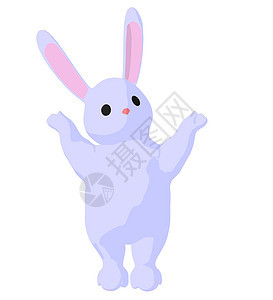 白兔兔子艺术说明卡通片宝宝插图香椿剪贴艺术品小兔子剪影图片
