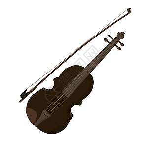 Violin 插文乐器音乐香椿插图卡通片小提琴蓝调图片