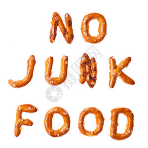 英文字母拼字 没有 JUNK 食物隔离图片