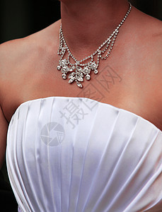 婚礼钻石项链脖子奢华礼物珠宝已婚财富新娘珠子金子石头图片
