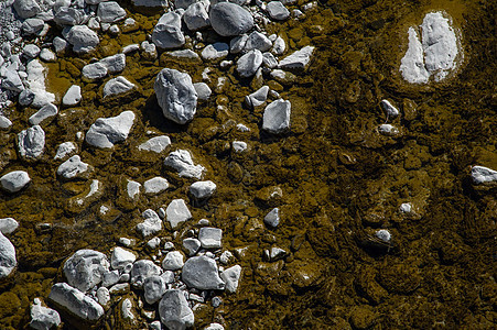 溪沟床灰色矿物滚动流床材料数字岩石图片