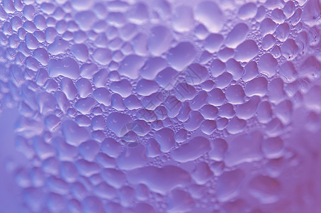 水滴数紫色宏观天气墙纸金属涟漪液体气泡反射背景图片