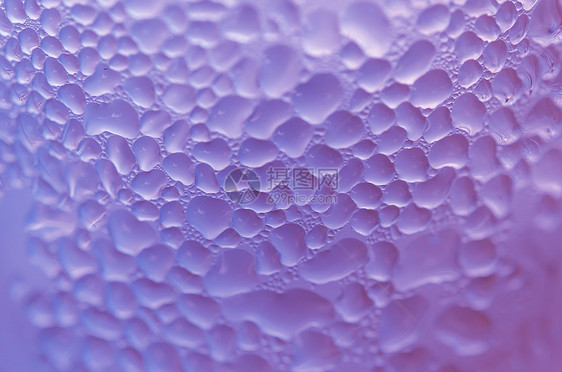 水滴数紫色宏观天气墙纸金属涟漪液体气泡反射图片