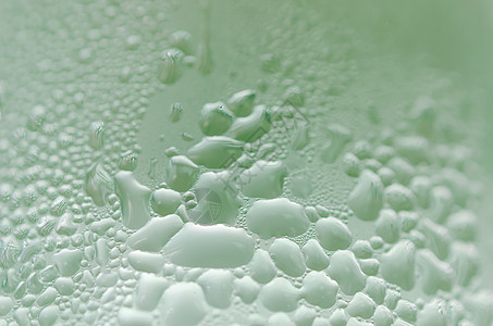 水滴数涟漪反射气泡绿色液体金属宏观天气墙纸图片