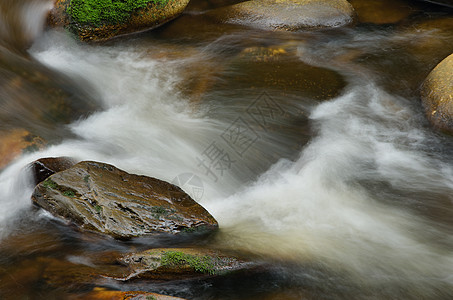 连级河口公园叶子树木植物山脉石头旅行咆哮瀑布图片