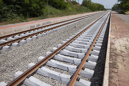 铁路工作过境后勤工业路线构造运输货运小路金属图片