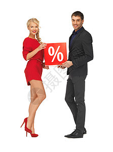 男男女女 有百分数符号销售购物零售男性裙子绅士折扣顾客夹克快乐图片