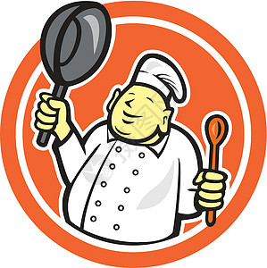 肥佛大厨烹饪师(卡通)图片