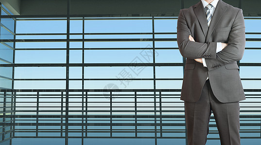 商务人士和大型窗口机场候机楼蓝色市中心大厅领带房间建筑学套装商务民众车站图片