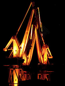 照明巨星船厂金属码头灯光图片
