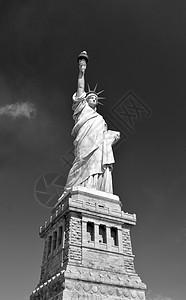 自由女神像  纽约市  45火炬地标雕像自由女神自由历史性历史国家背景图片
