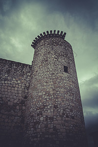 中世纪城堡 西班牙建筑墙壁夸脱据点防御旅行旅游历史地标建筑学文化图片