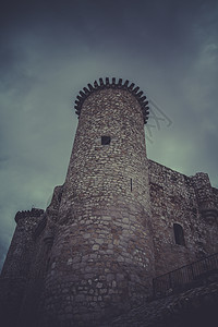 堡垒 中世纪城堡 西班牙建筑据点地标历史性建筑学麦地旅游历史夸脱旅行蓝色图片