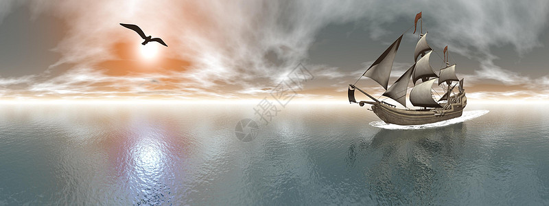 海盗船 360度影响 -3D图片
