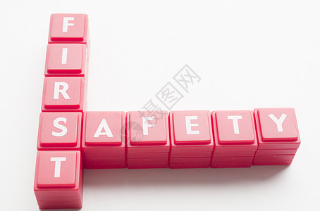 安全第一字母游戏流行语立方体填字白色图片