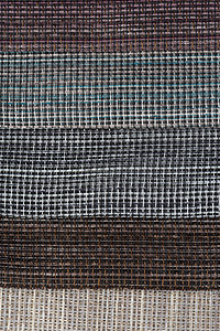 多色织物纹理样品纺织品窗帘纬线蓝色橙子彩虹装潢手工质量沙发图片