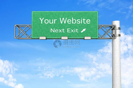 公路标志  您的网站路标插图指导格式盘子驾驶天空出口交通导航图片