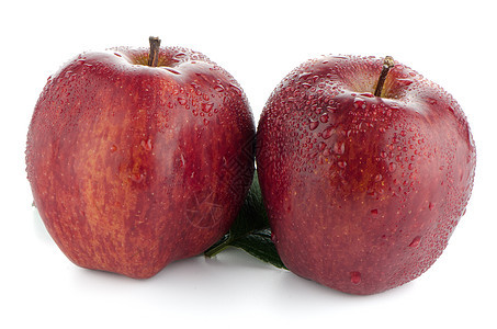 提取红苹果美食叶子农场早餐收成果汁水果花园食欲营养图片