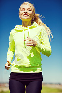 妇女户外慢跑运动装女性跑步慢跑者赛跑者运动员女孩娱乐损失重量图片