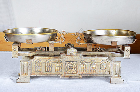 古董重量装饰厨房盒子金属平衡工具黄铜图片