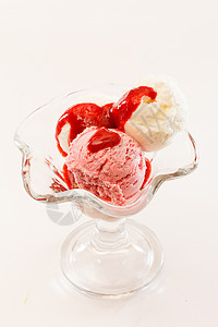 冰淇淋加果酱巧克力味道食物糖霜牛奶甜点宏观产品杯子鞭打图片