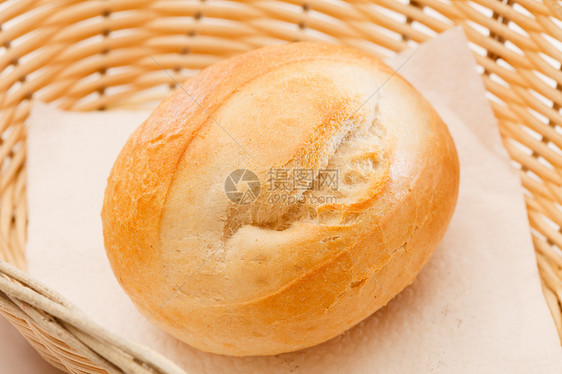 篮子中的圆包彩色主食营养面包酒店食物照片早餐包子图片