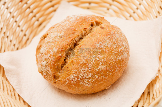篮子中的圆包主食面包食物照片早餐包子营养彩色酒店图片