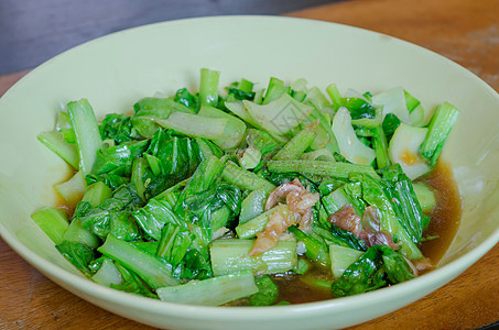 搅拌炒蔬菜食物盘子健康美食绿色图片