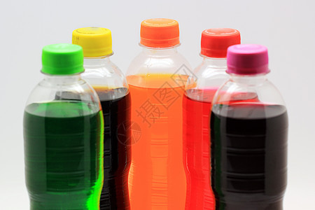 软饮料碳酸绿色橙子玻璃塑料可乐红色瓶子果汁苏打图片