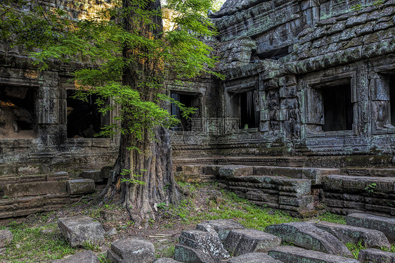 太阳升起在太光的上空寺庙艺术日落旅行宗教石头高棉语废墟文化地标图片