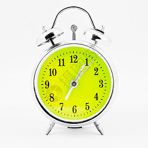 闹钟时钟时间唤醒绿色时针模拟苏醒古董手表金属铃声图片