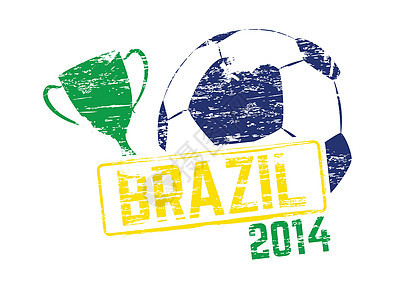 2014年向量巴西邮票图片