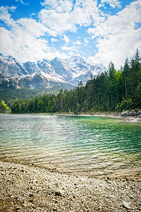 埃布西祖格斯皮奇旅游假期场景旅行岩石绿色山脉国家电子书森林图片