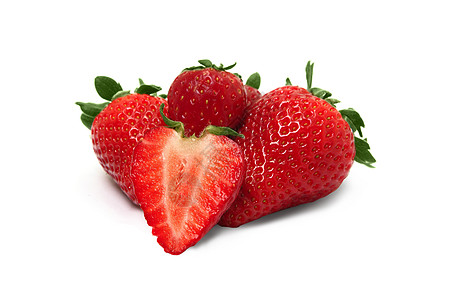 创意水果草莓种子甜点浆果水果宏观叶子团体环境生态活力背景