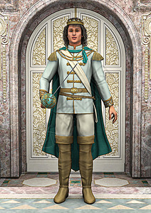 皇太子在仙宫故事国王版税魔法男人入口王子王国君主皇家图片