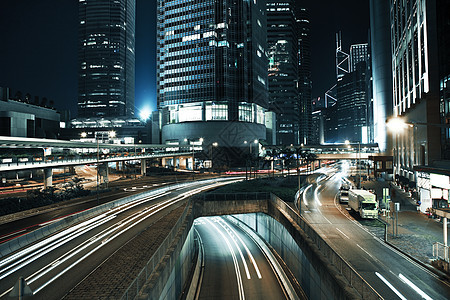 中国香港中央商业区 晚上前 中国旅行市中心建筑金融交通中心踪迹景观城市国际背景图片