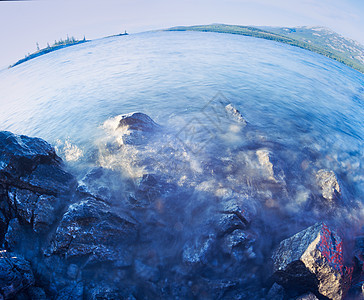 Tagish湖水域景观 加拿大育空地区图片