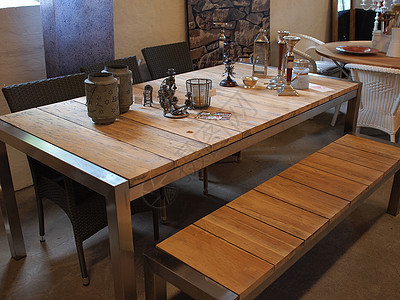 设计室内设计美美餐厅桌子住宅椅子座位硬木棕色家具公寓建筑学用餐图片