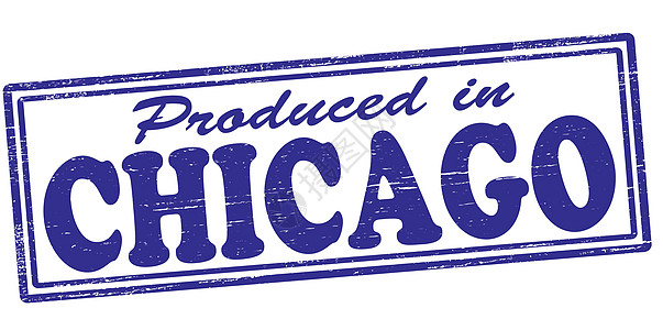 美国芝加哥在芝加哥生产插画