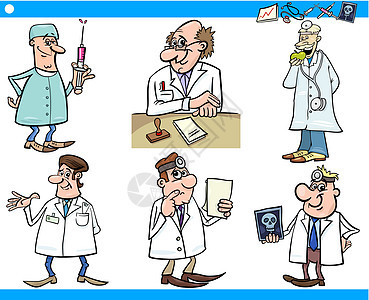 医疗人员卡通人物系列图片