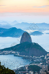 里约热内卢 从Corcovado到Sugarloaf山旅行旅游路灯风光景观风景园景气候热带地点图片